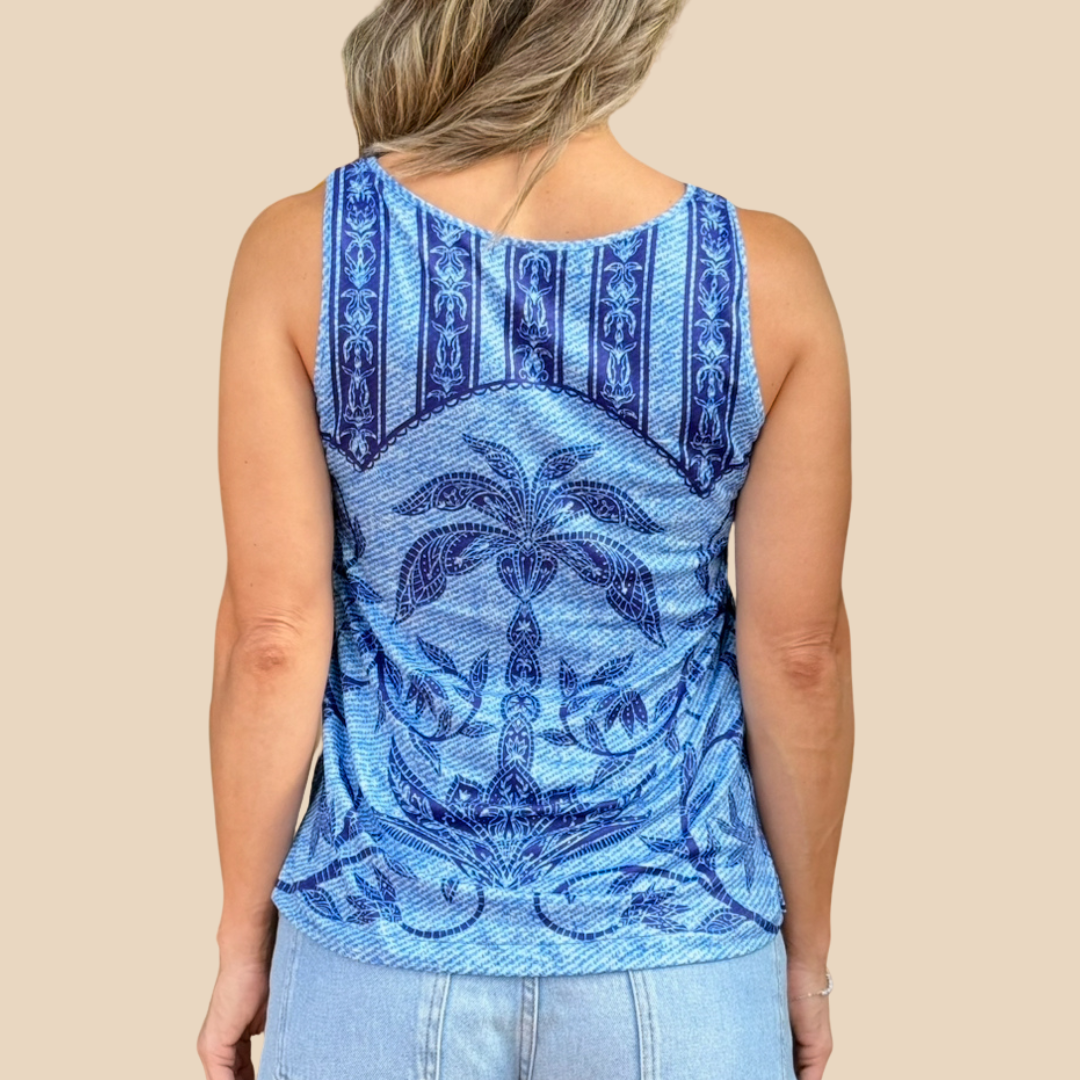 Artemera Sin Mangas Jardín Cielo