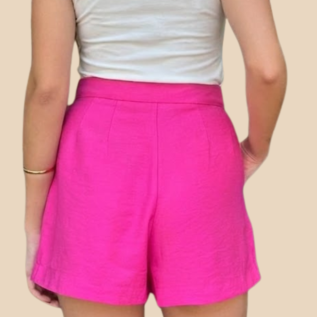 Short Pollera Fucsia