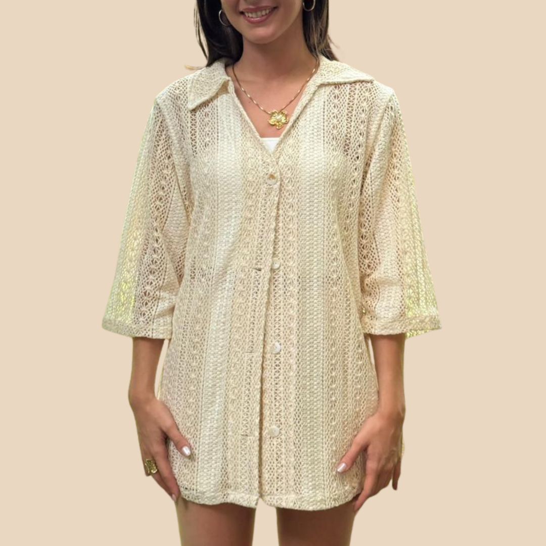 Camisa Natural Tejida