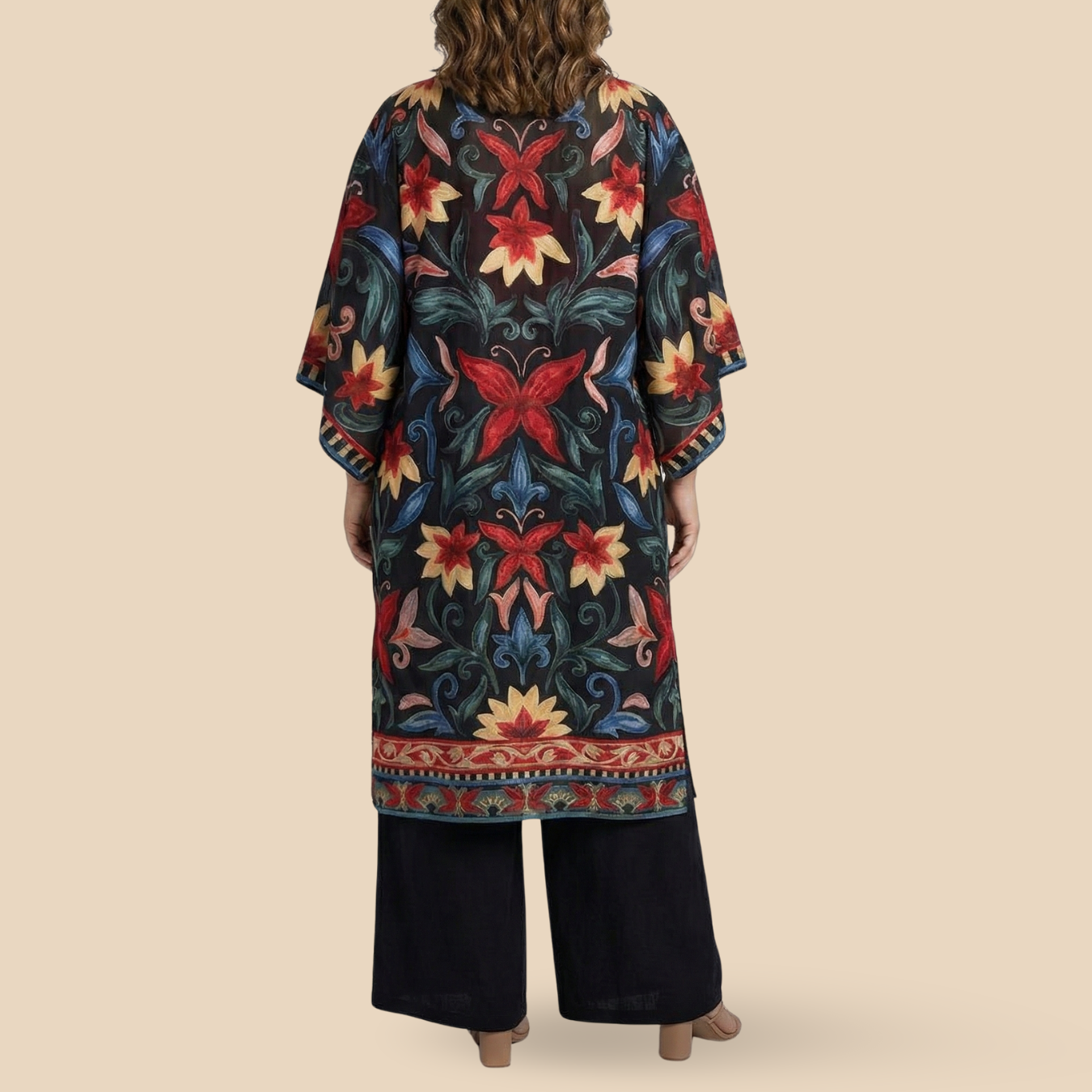 Kimono Largo Bosque de Color