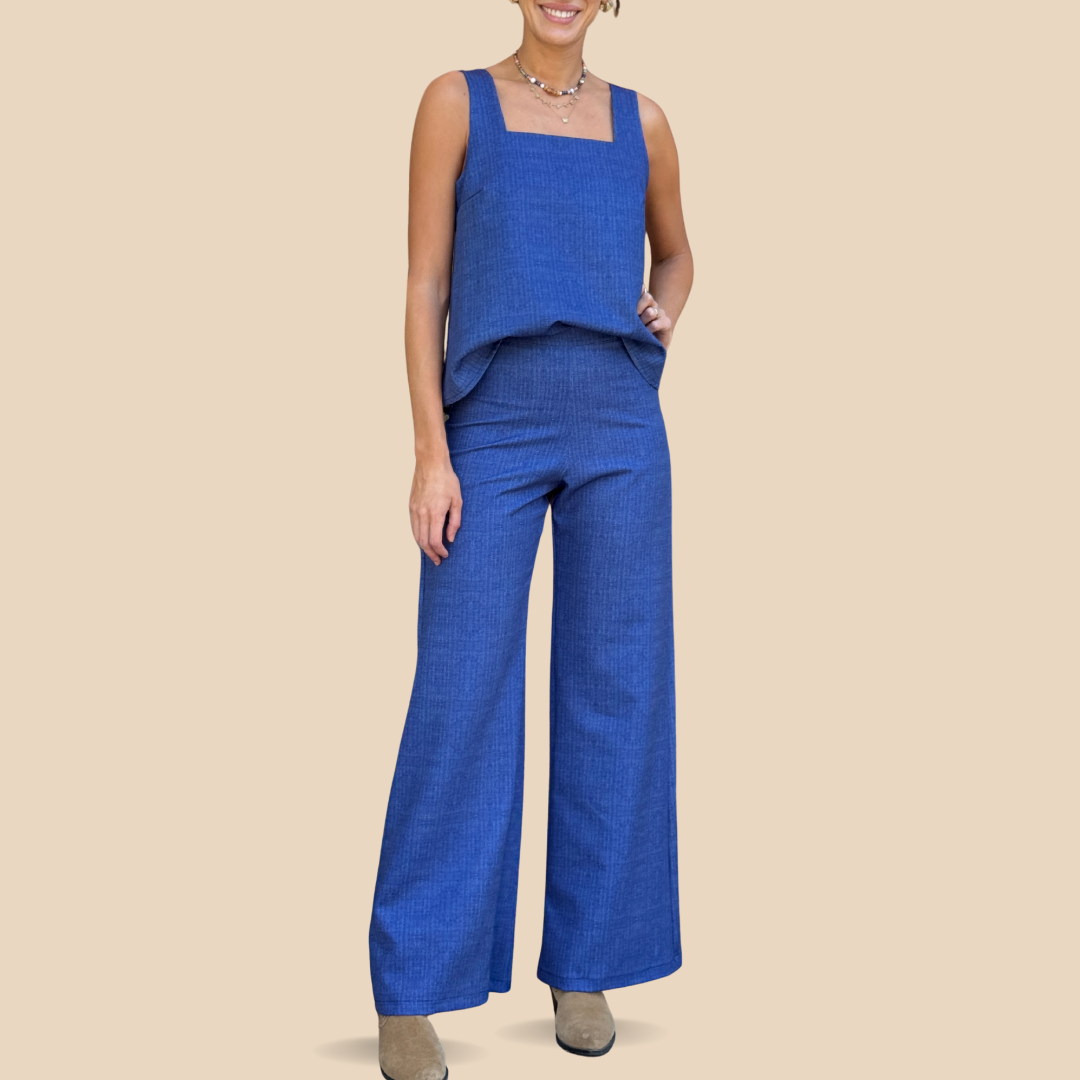 Blusa Josefina Azul