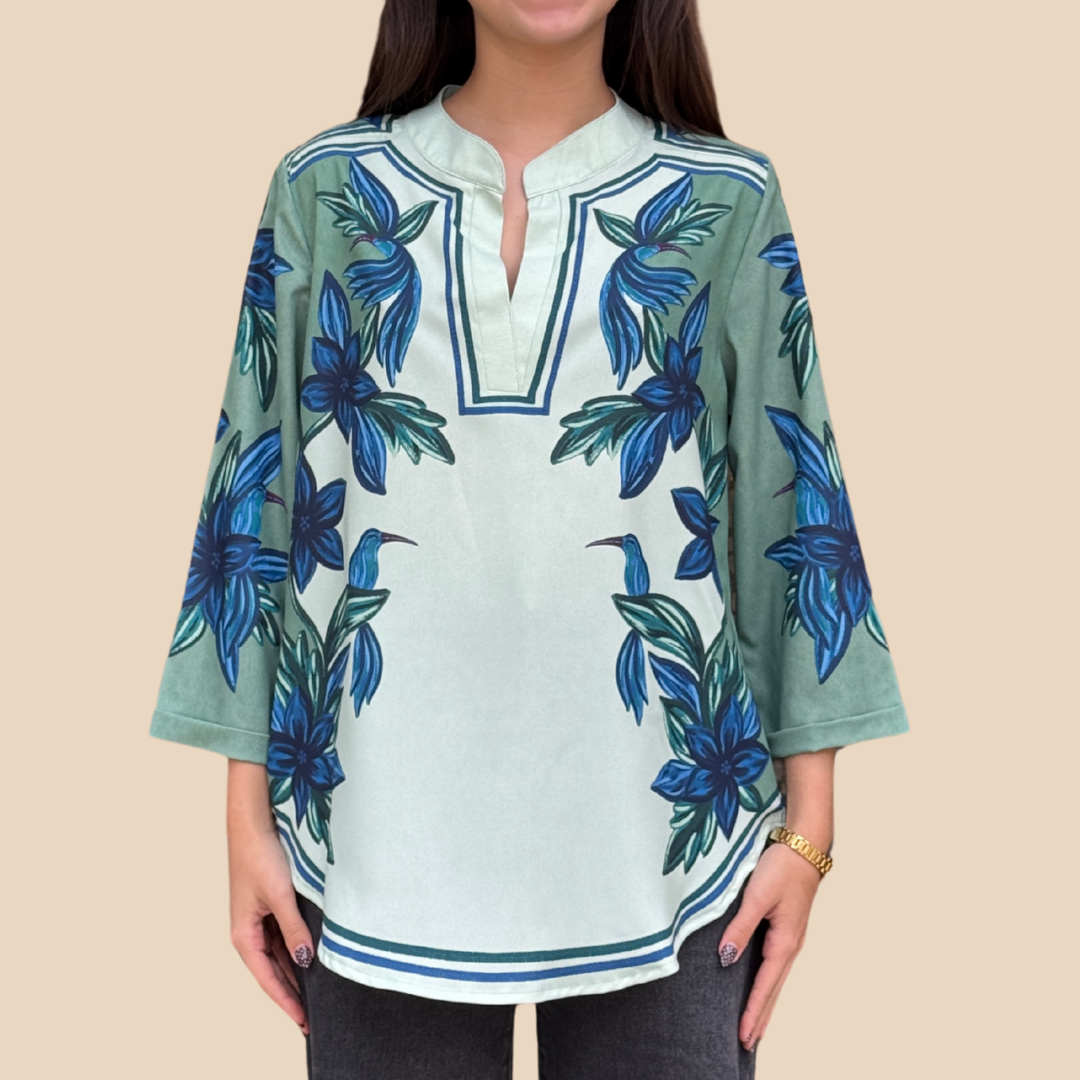 Camisa Bohemia Alas de Esmeralda