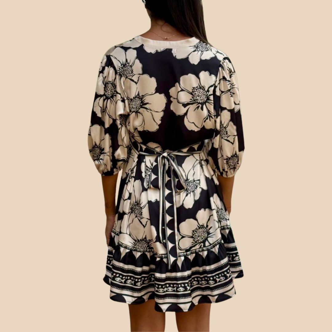 Vestido Ofelia Nocturna Floral