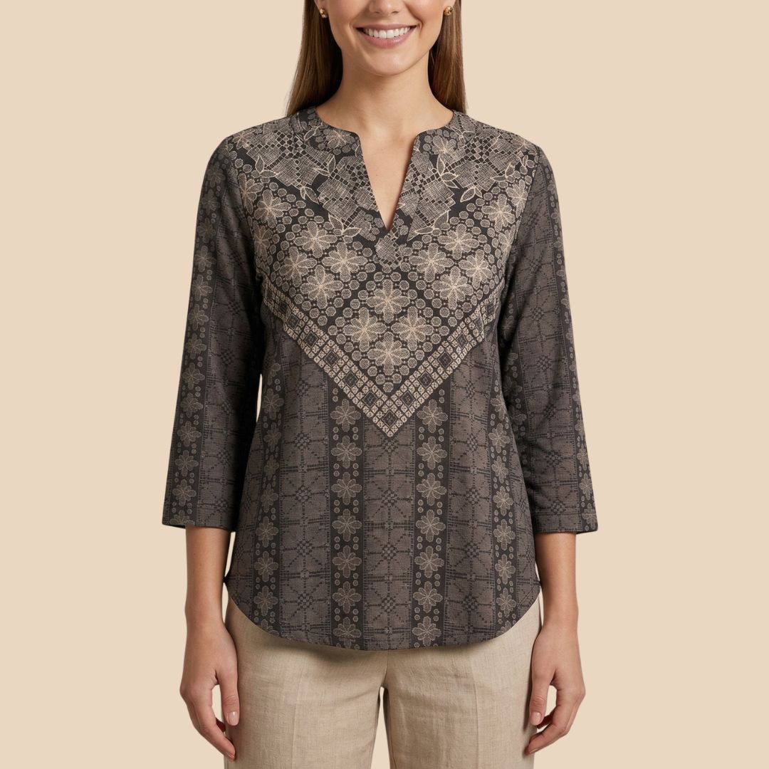 Camisa Bohemia Ébano