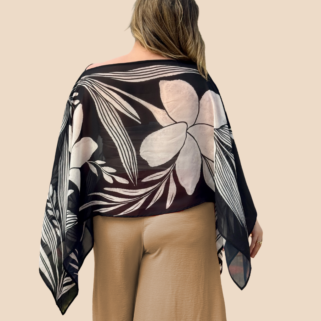 Blusa Alada Flor de Sombra