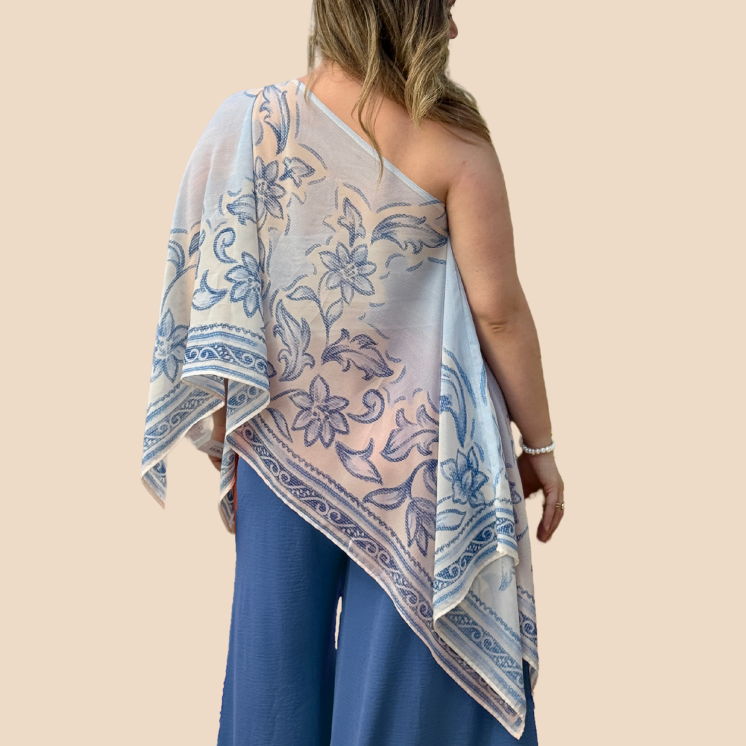 Blusa Alada Flor en el Cielo