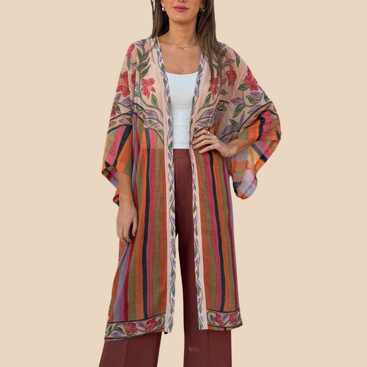 Kimono Evelin Horizonte Bordado