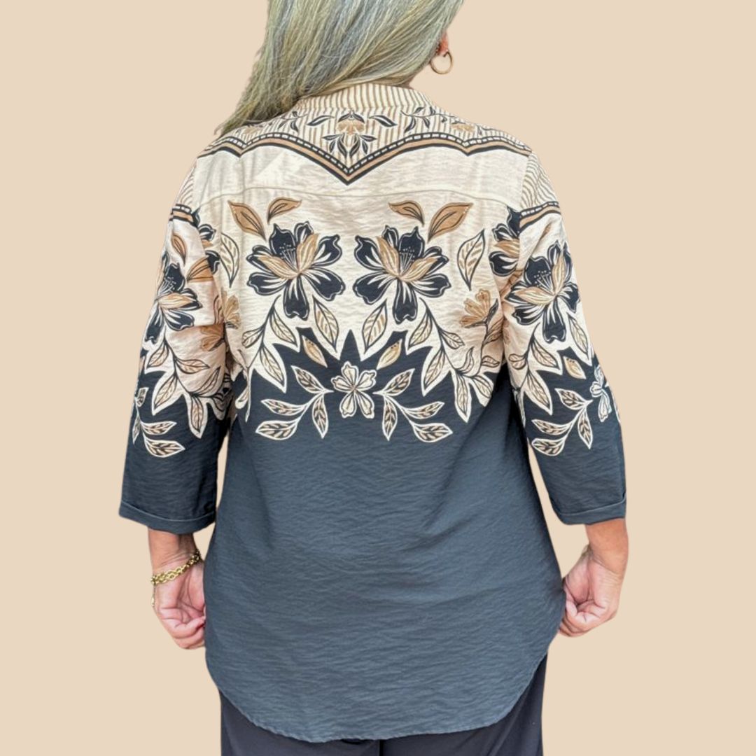 Camisa Mao Jardín Resplandor