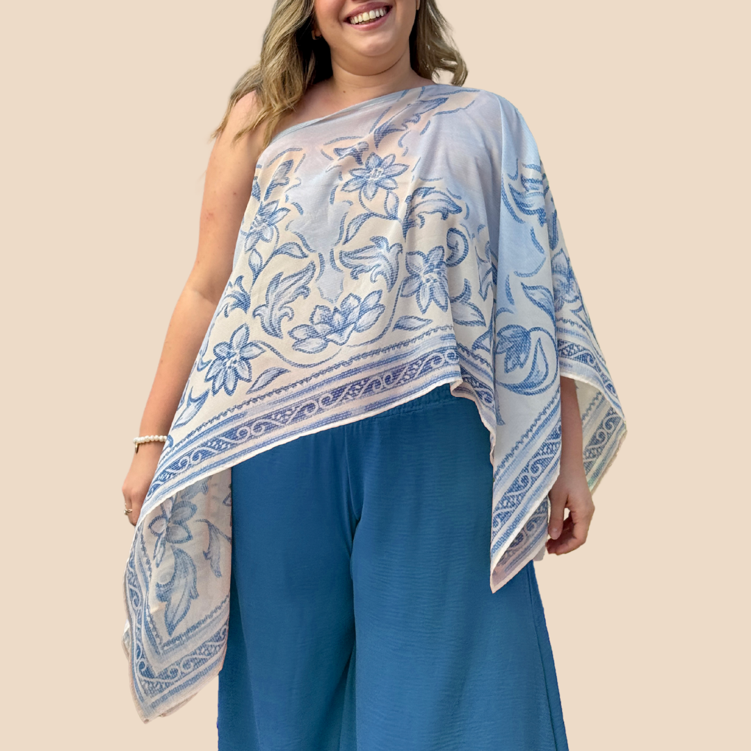 Blusa Alada Flor en el Cielo