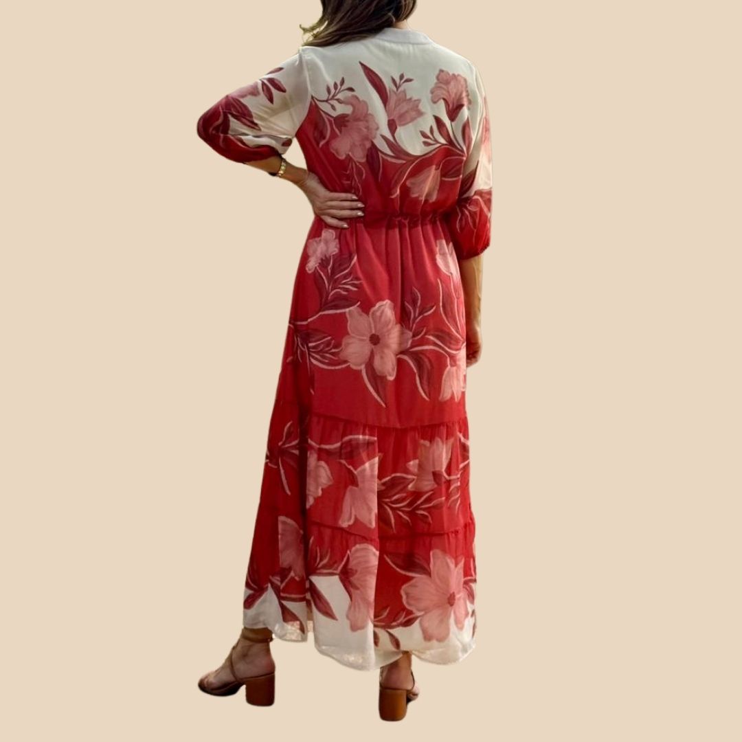 Vestido Coral Luz de Temporada