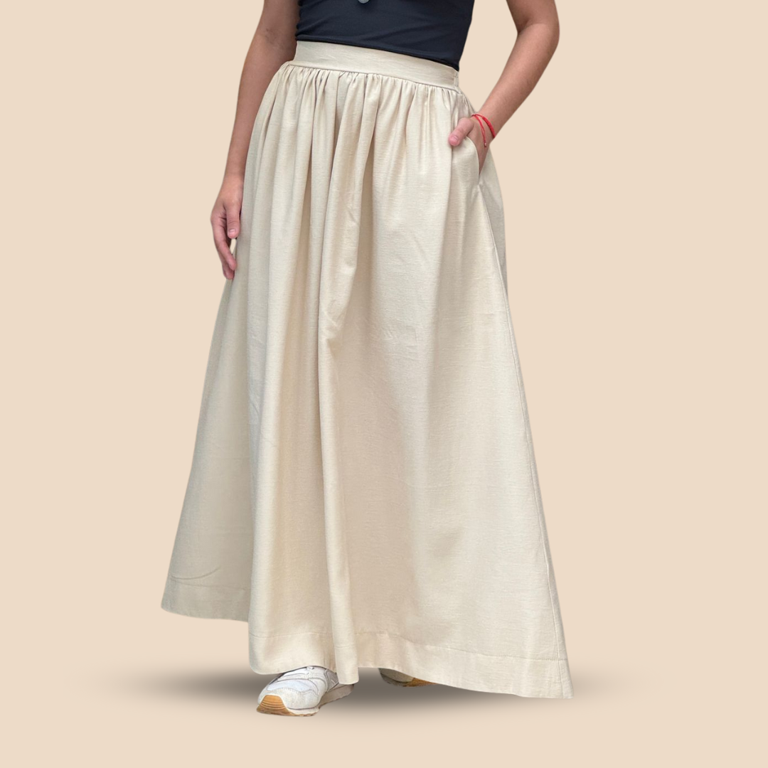 Falda Victoria Beige