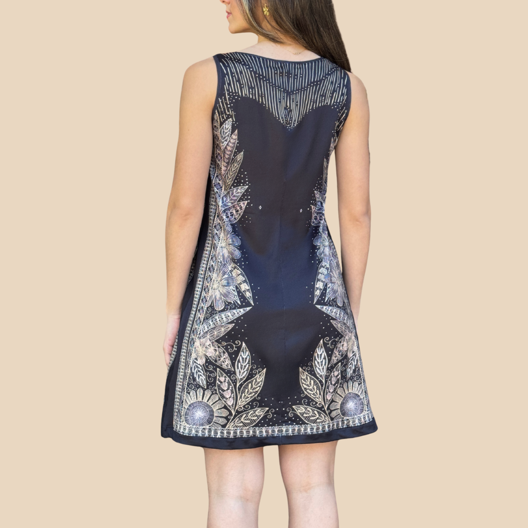 Vestido Lucy Bordado Místico