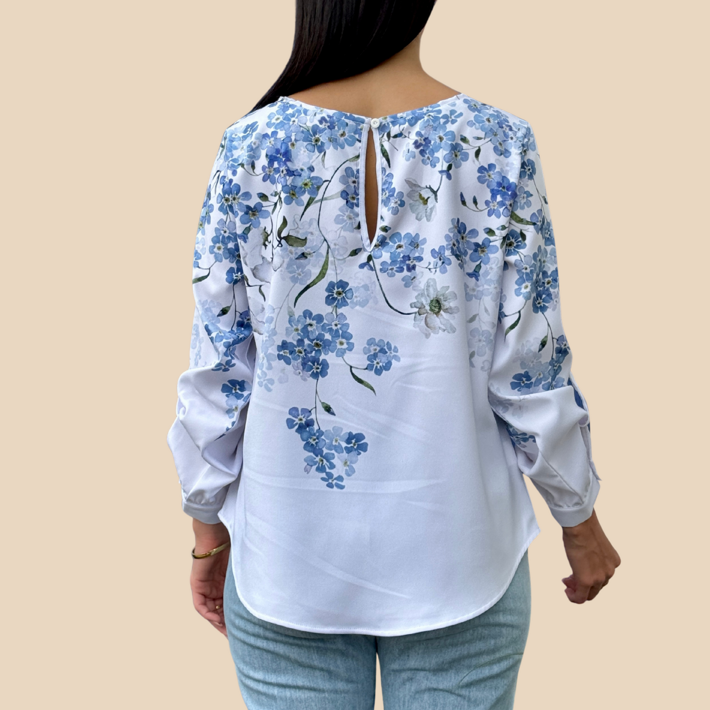 Blusa Graciela Susurro Azul