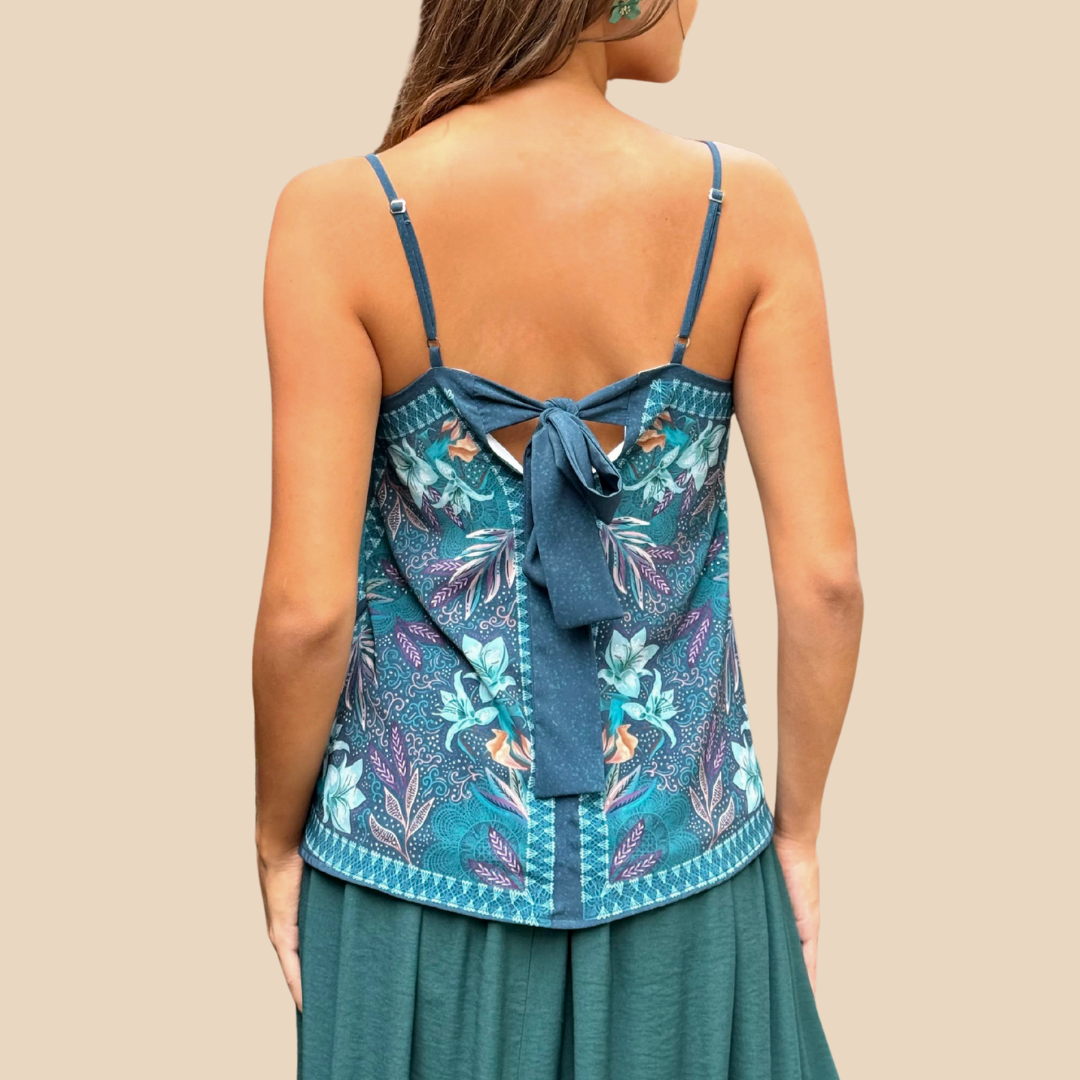 Blusa Milena Hilo y Hojas