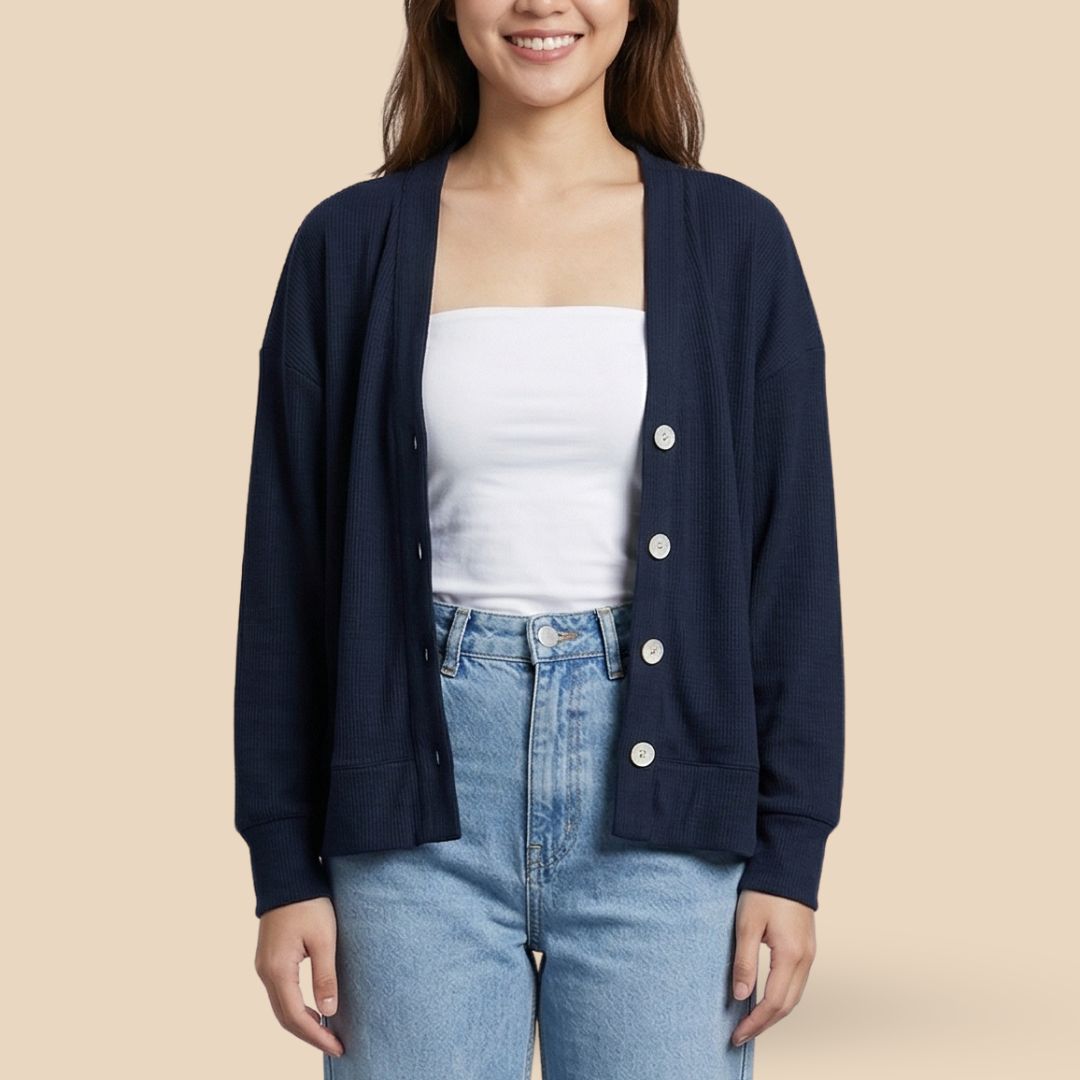 Cardigan Azul Marino