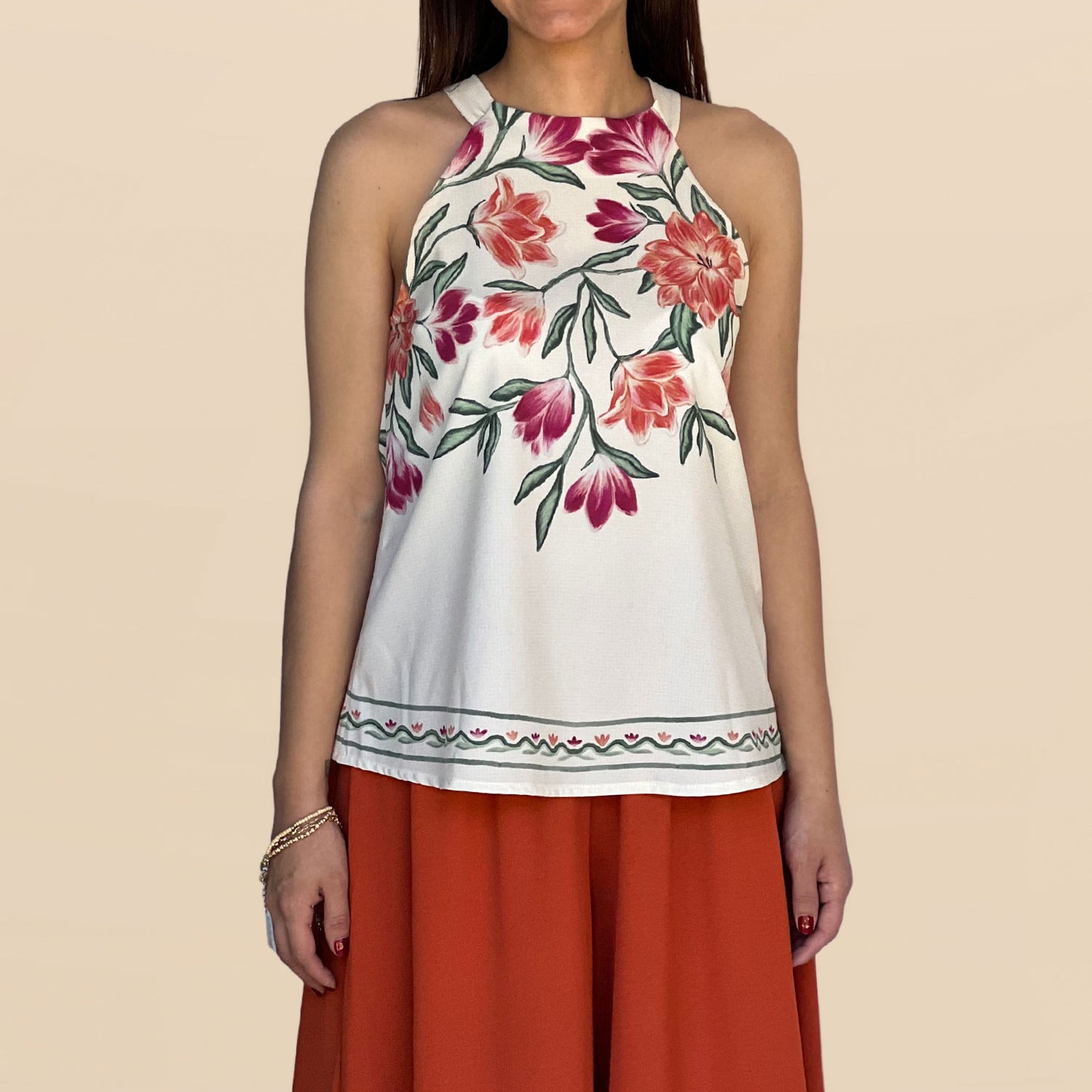 Blusa Halter Azucena