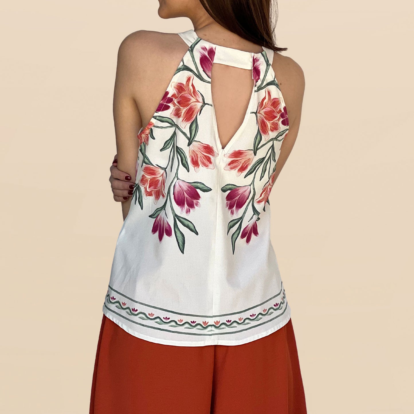 Blusa Halter Azucena