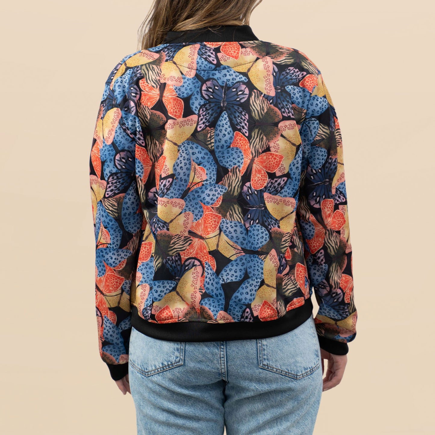 Bomber Jacket Alas Print