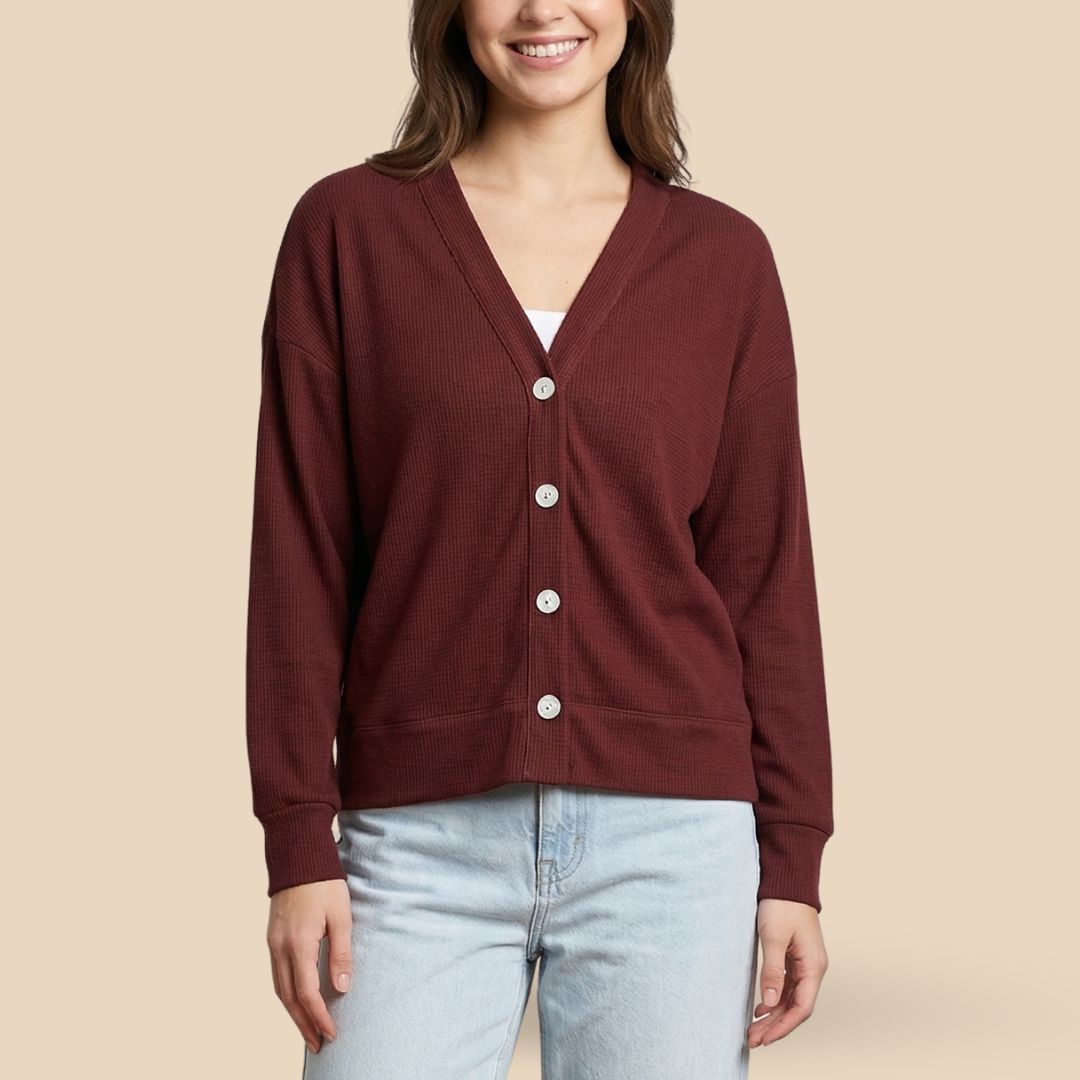 Cardigan Bordo