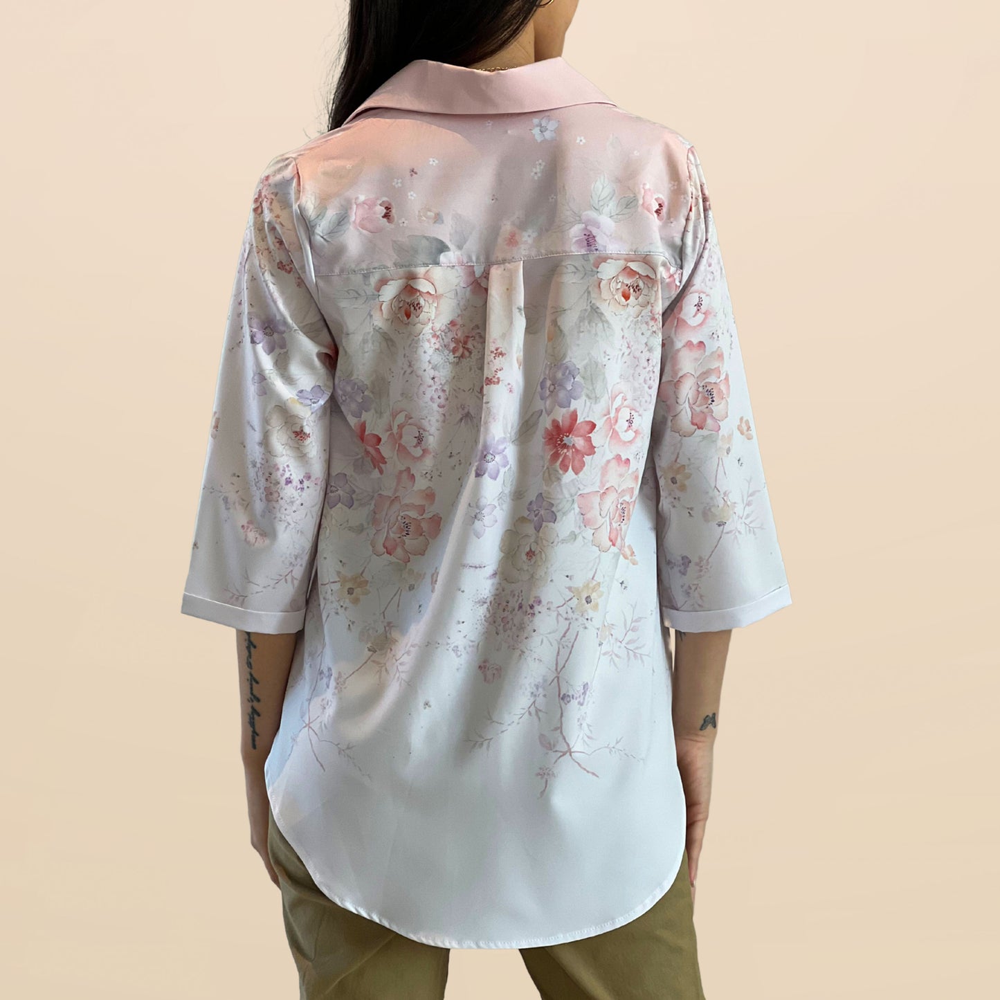 Camisa Monica Pétalos