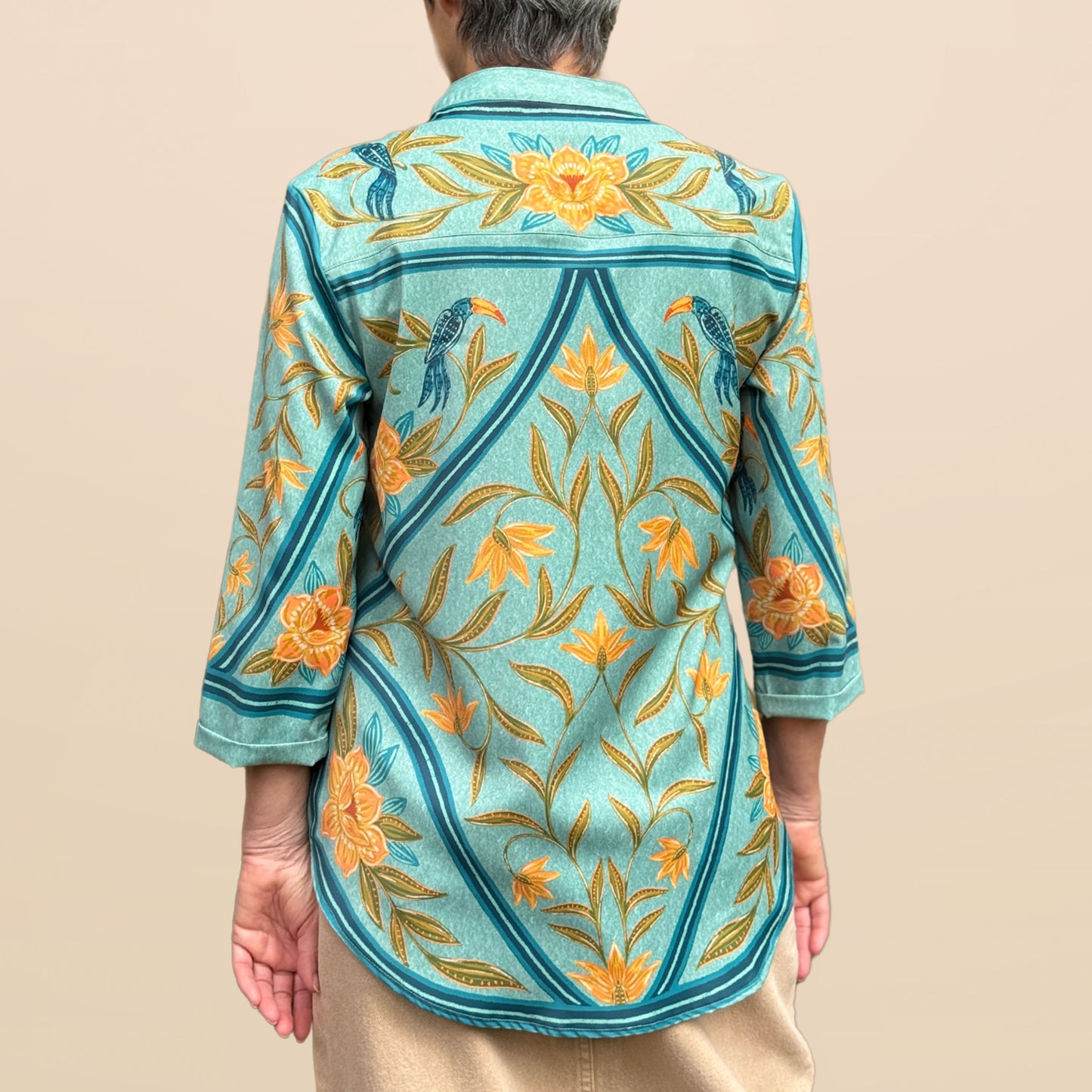 Camisa Mao Jardín Solar