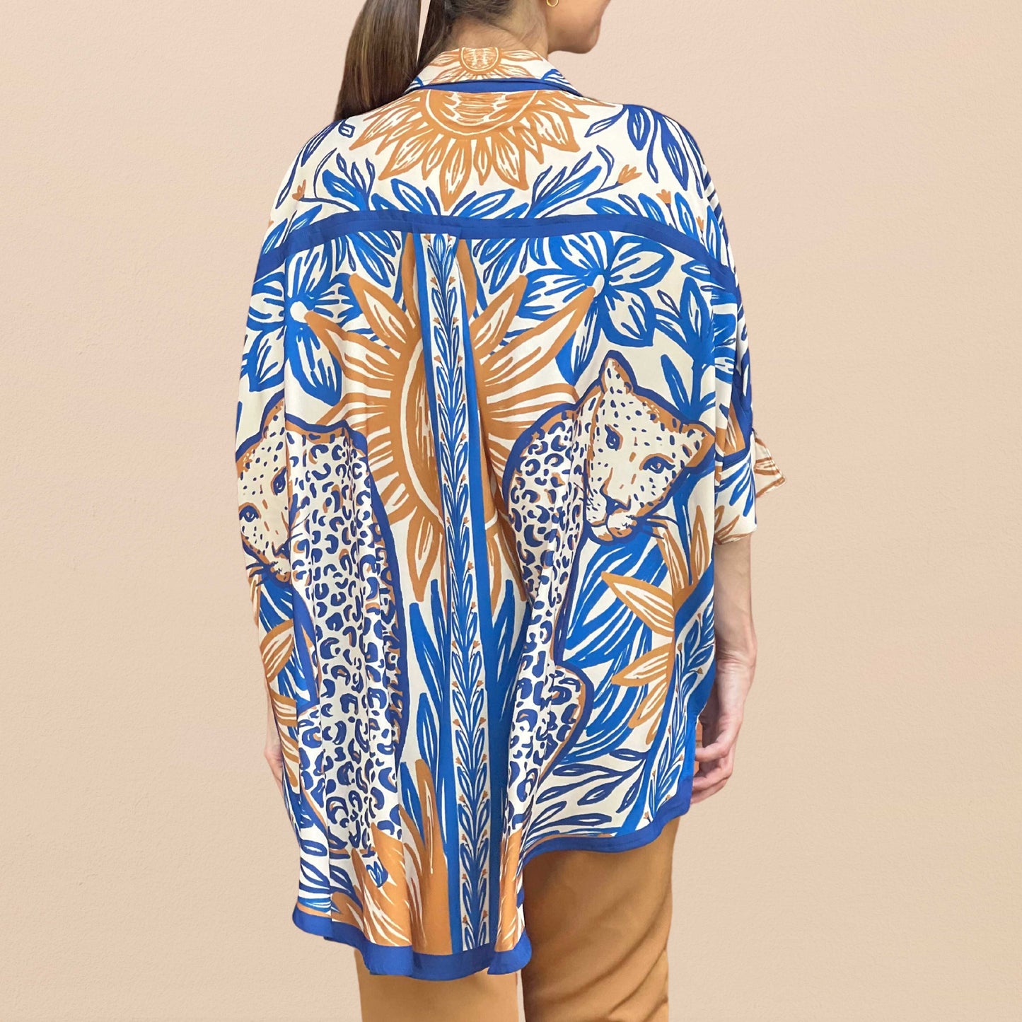 Camisa Olivia Jaguareté Pantano