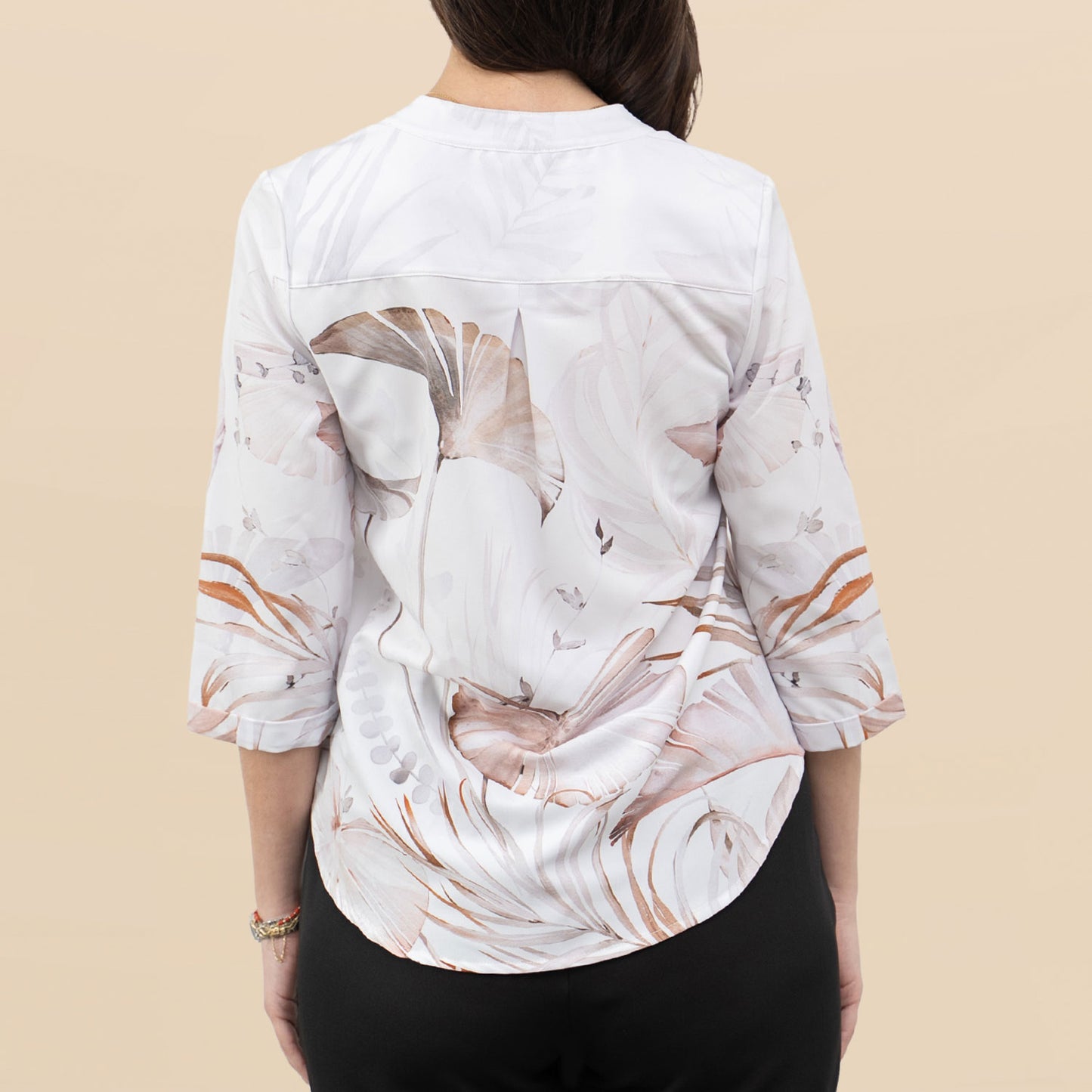 Camisa Bohemia Hojas Secas