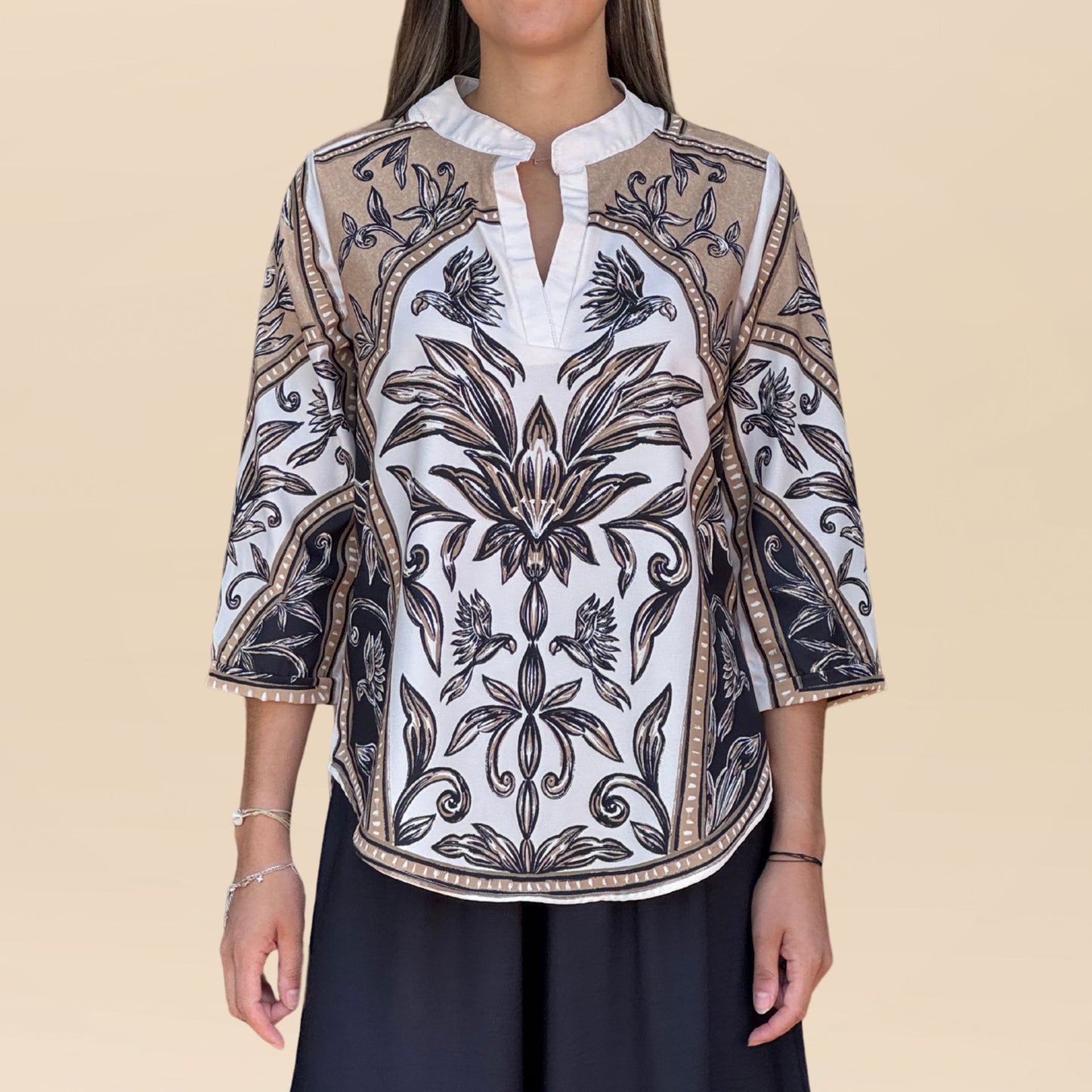 Camisa Bohemia Cielo Dorado