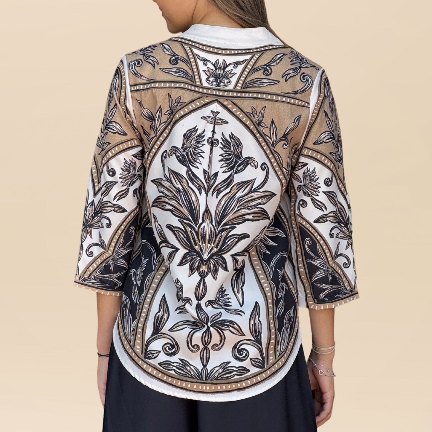 Camisa Bohemia Cielo Dorado