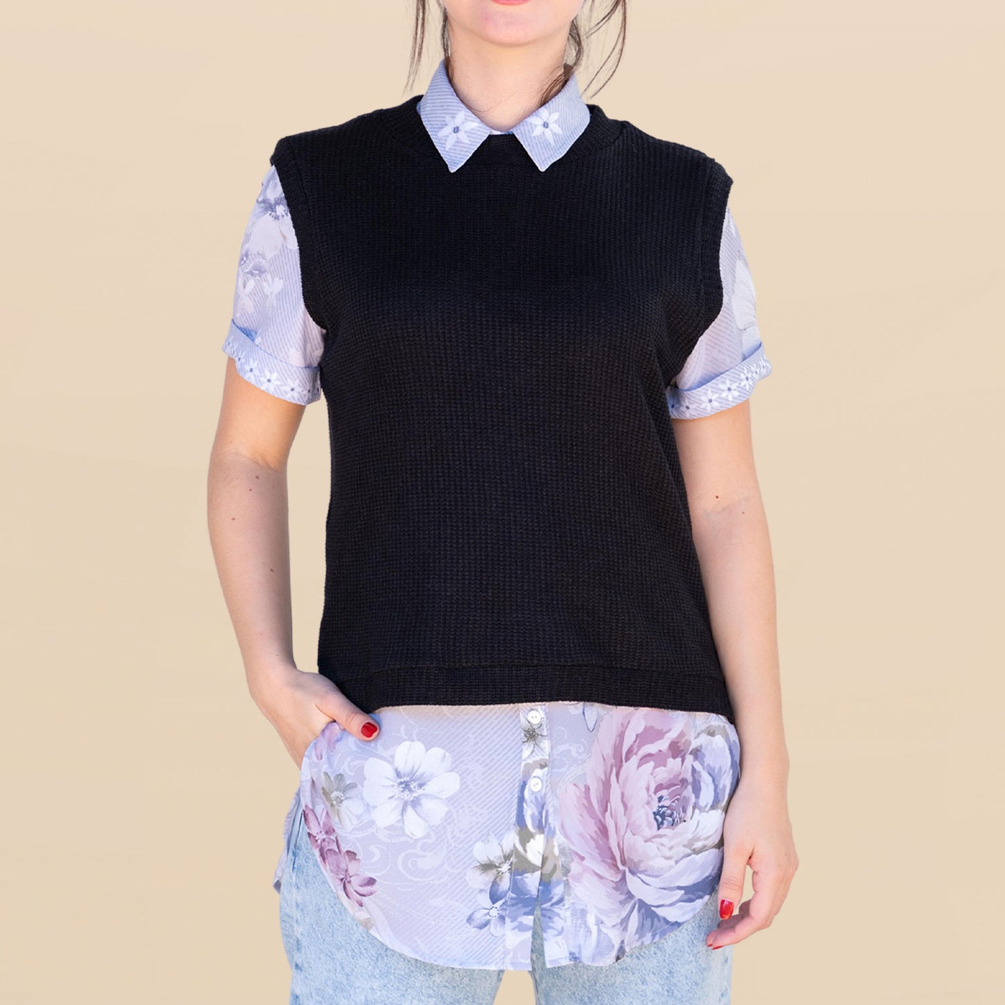 Chaleco Juliana Negro