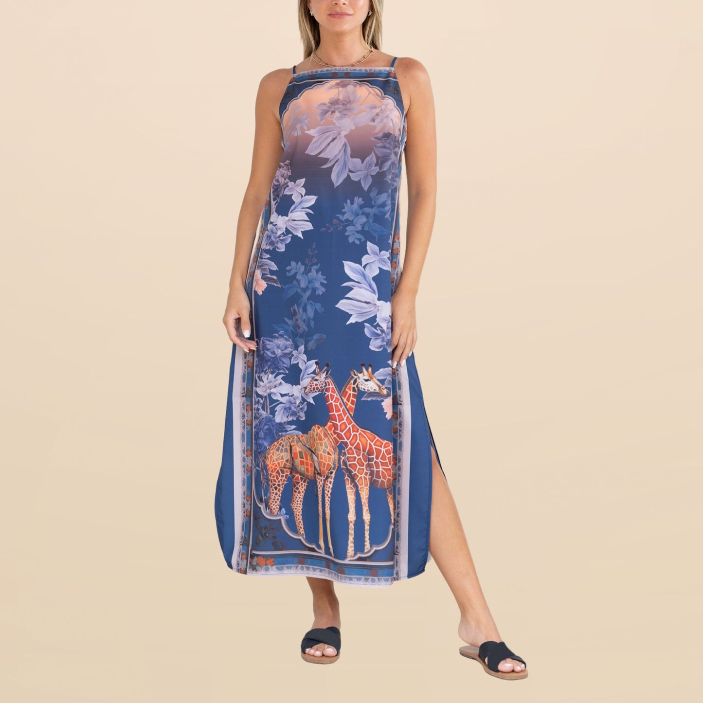 Vestido Halter Mosaico