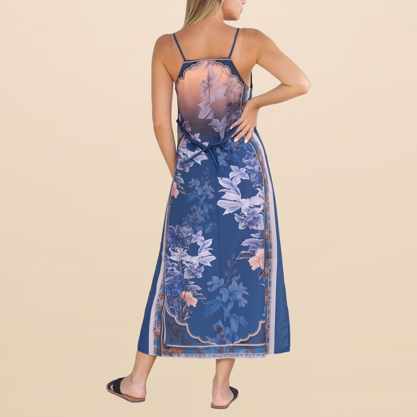 Vestido Halter Mosaico