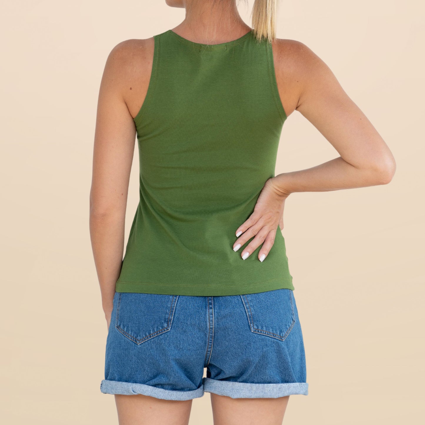 Blusa Cielo Verde Hoja