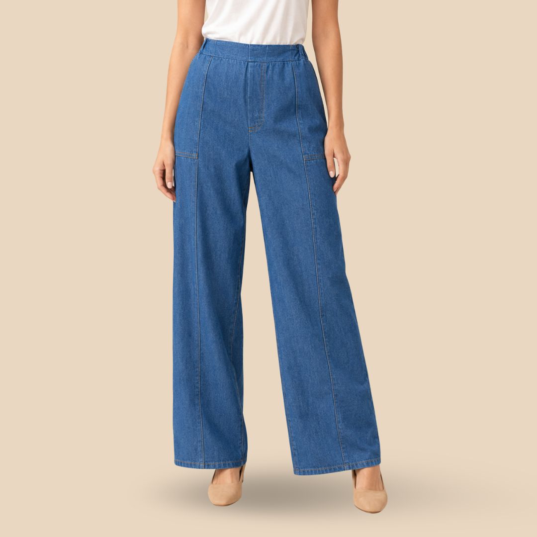 Pantalón Eugenia Denim Azul
