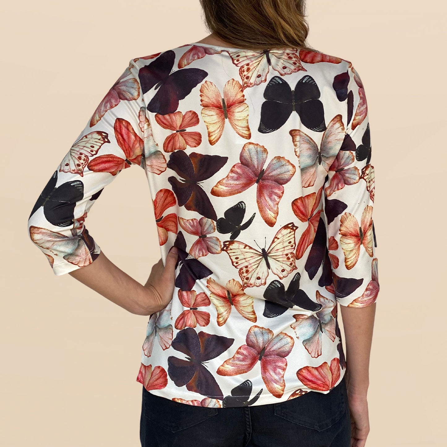 Artemera 3/4 Estampado de Mariposas