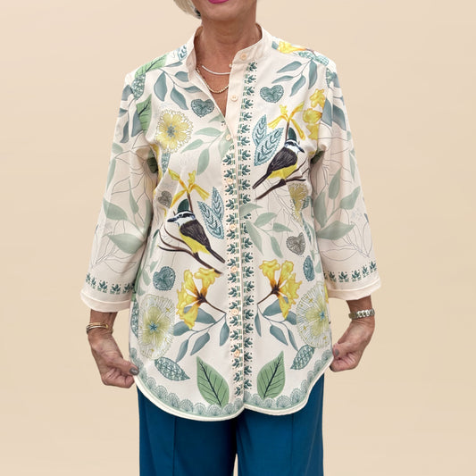 Camisa Mao Canto Paraguayo