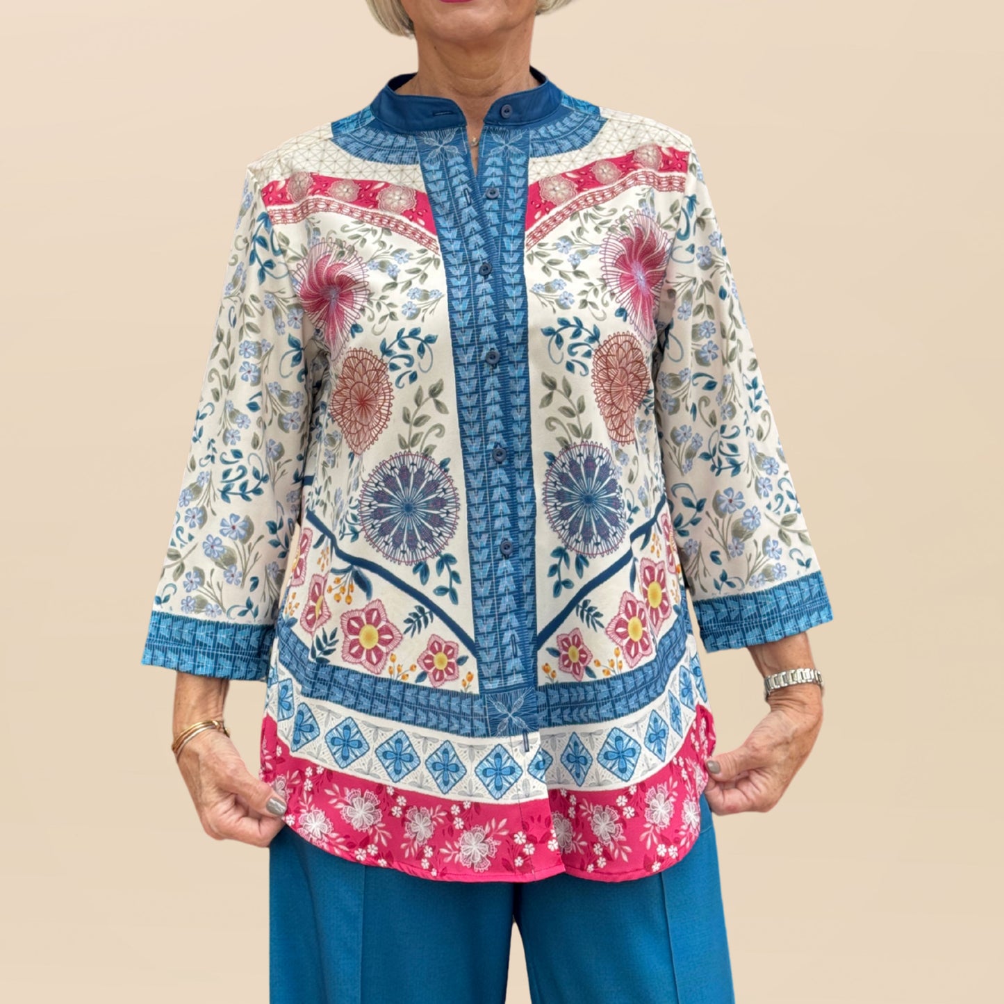 Camisa Mao Sueños de Ñanduti