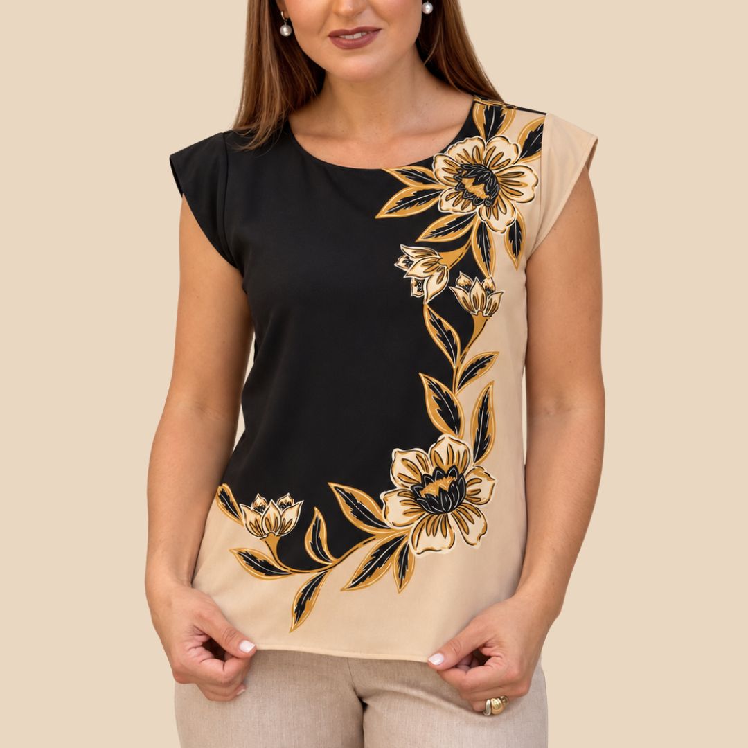 Blusa Tati Noche Marfil