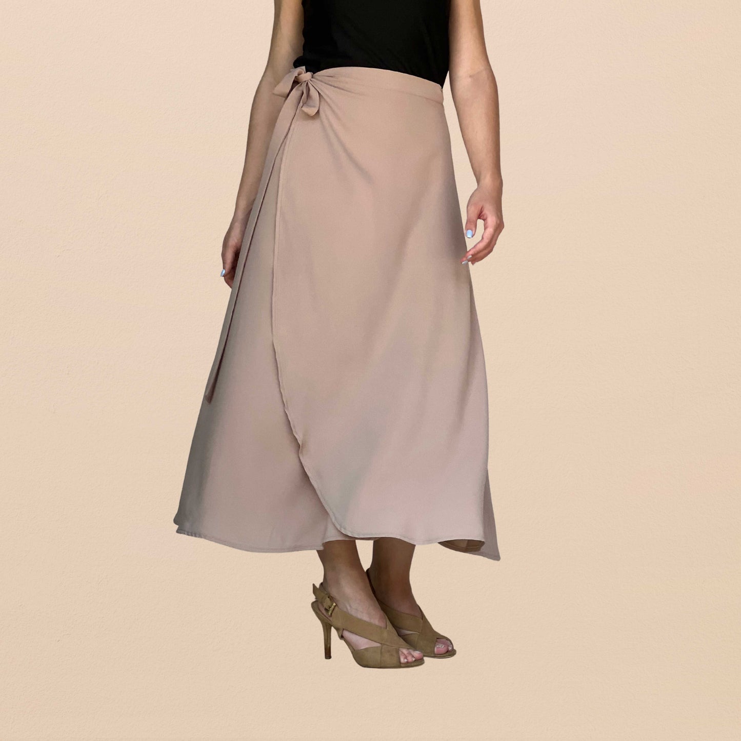 Pollera Cruzada Beige