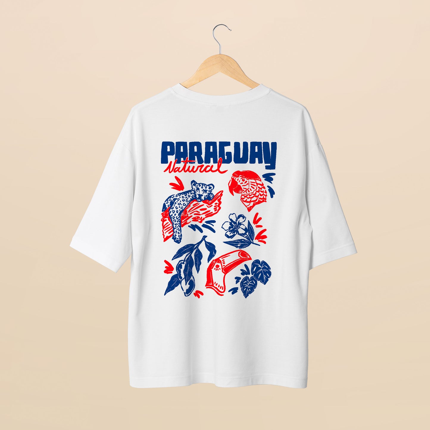 Remera Alma Guaraní Blanca