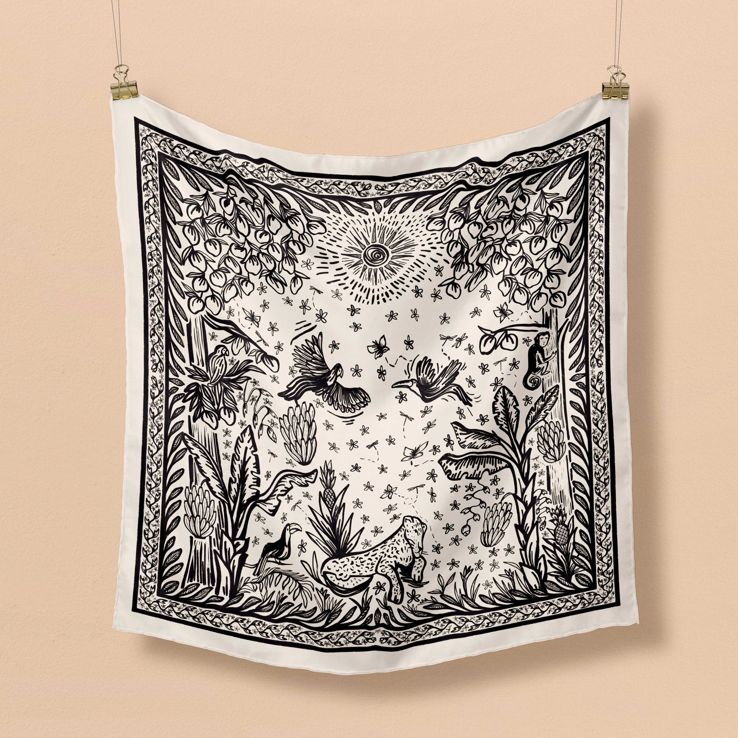 Pañuelo Selva Monocromática
