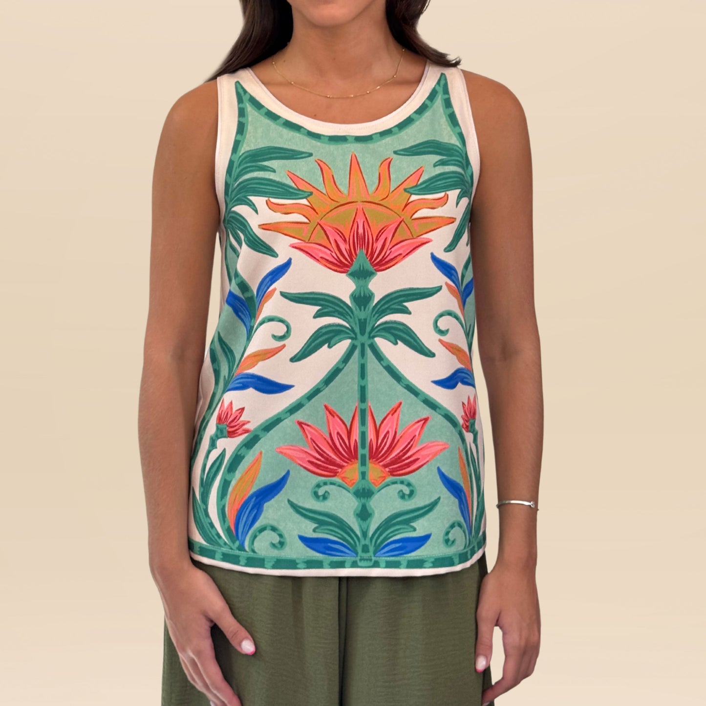 Artemera Sin Mangas Sendero Floral