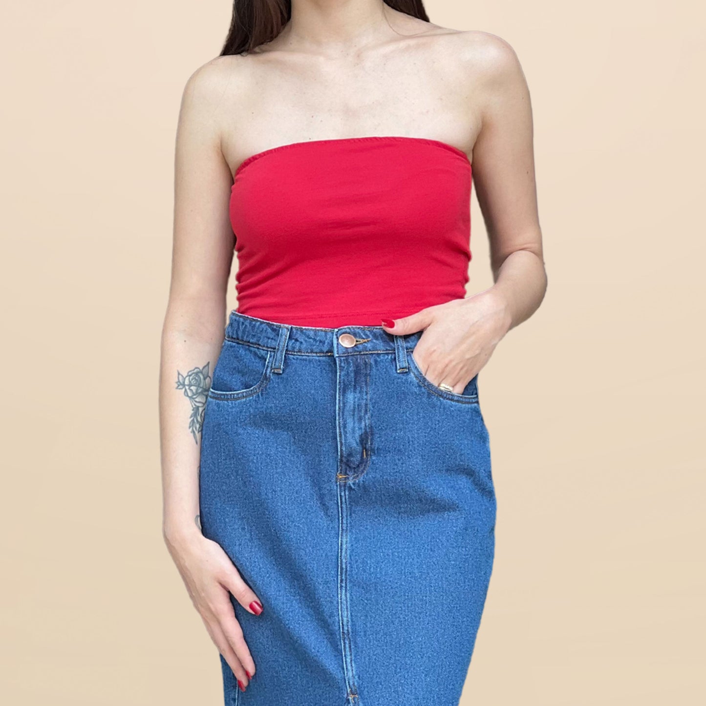 Top Marijo Rojo