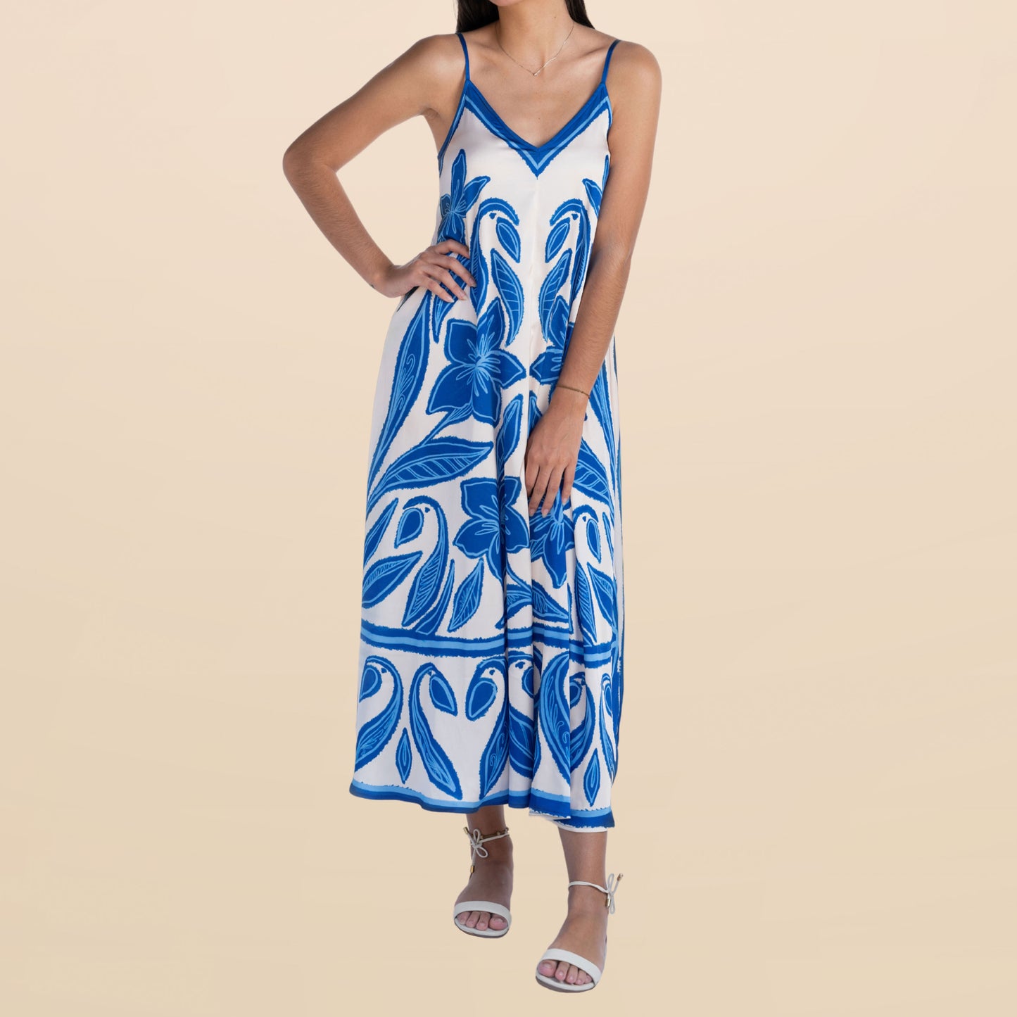 Vestido Jungla Azul