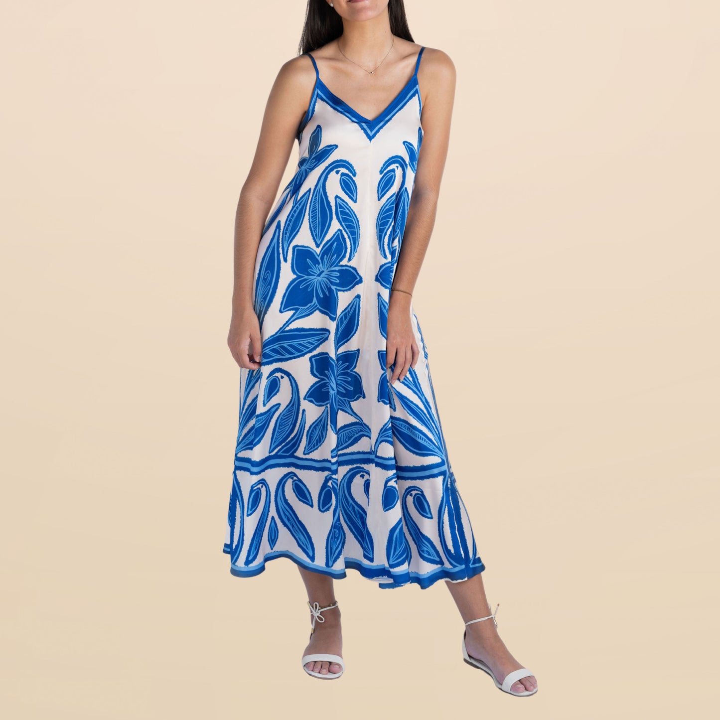 Vestido Jungla Azul
