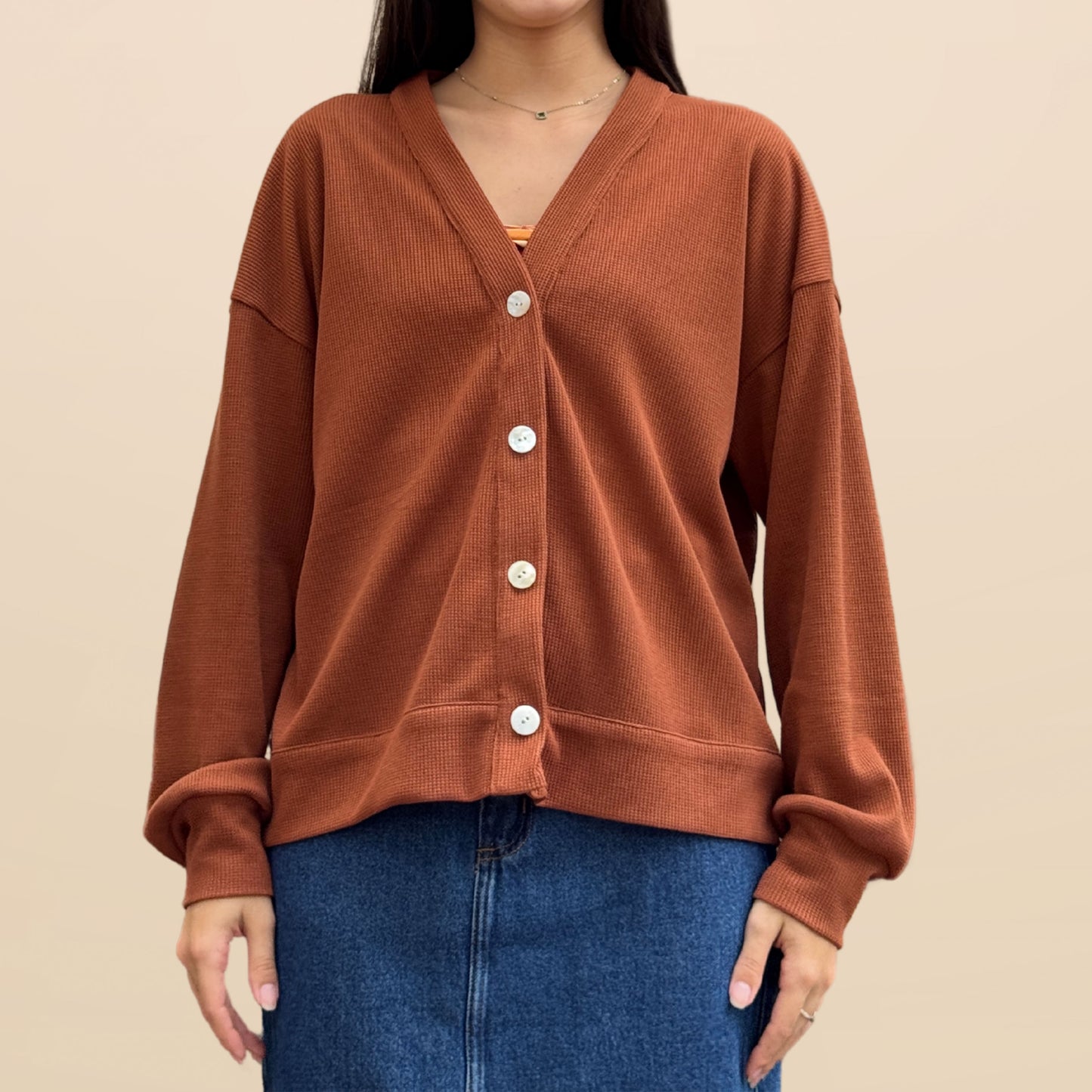 Cardigan Terracota