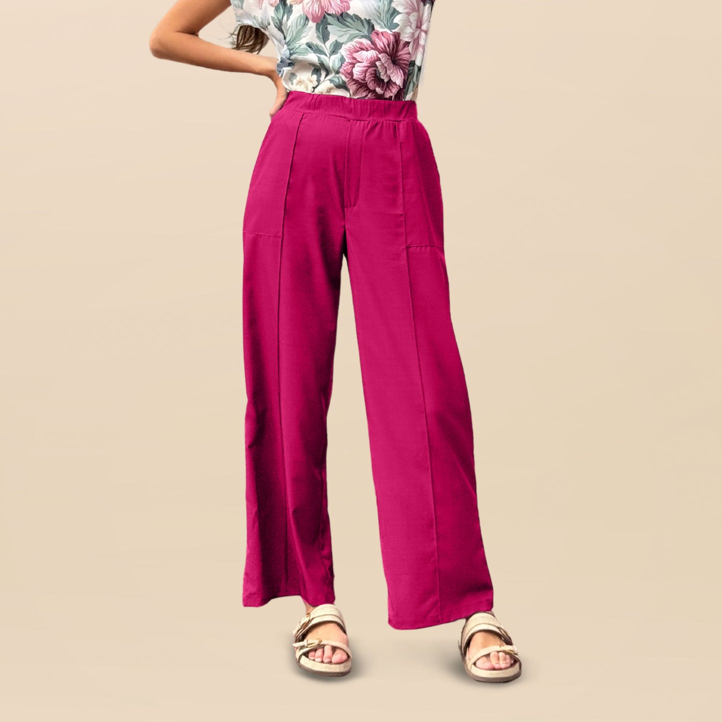 Pantalón Eugenia Fucsia