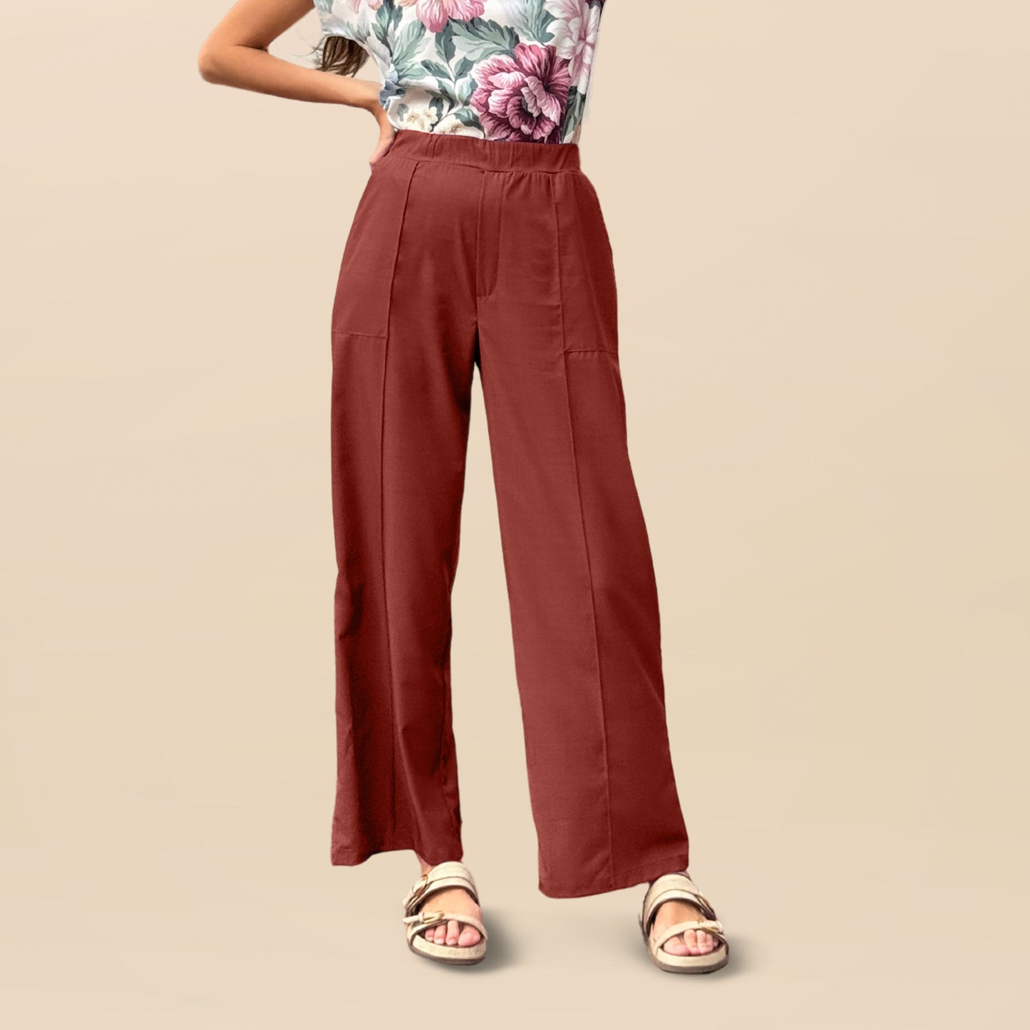 Pantalón Eugenia Marron