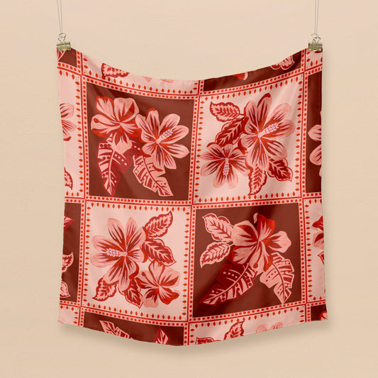 Pañuelo Flor Carmesí