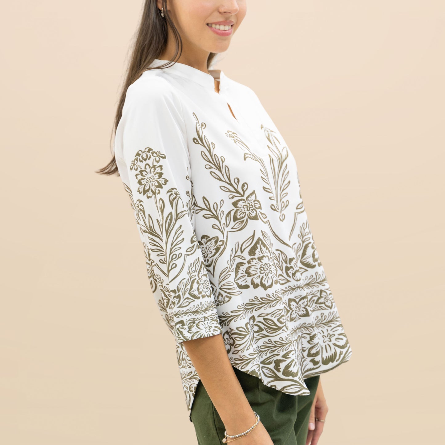 Camisa Bohemia Isla Floral